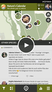 SPOTTERON Infopanel Keyfeature Citizen Science Apps