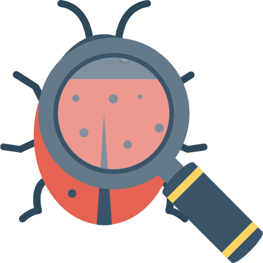 Artificial Intelligence Icon showing a Beetle 