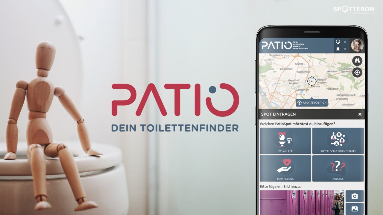 PatioSpots Citizen Science App Header