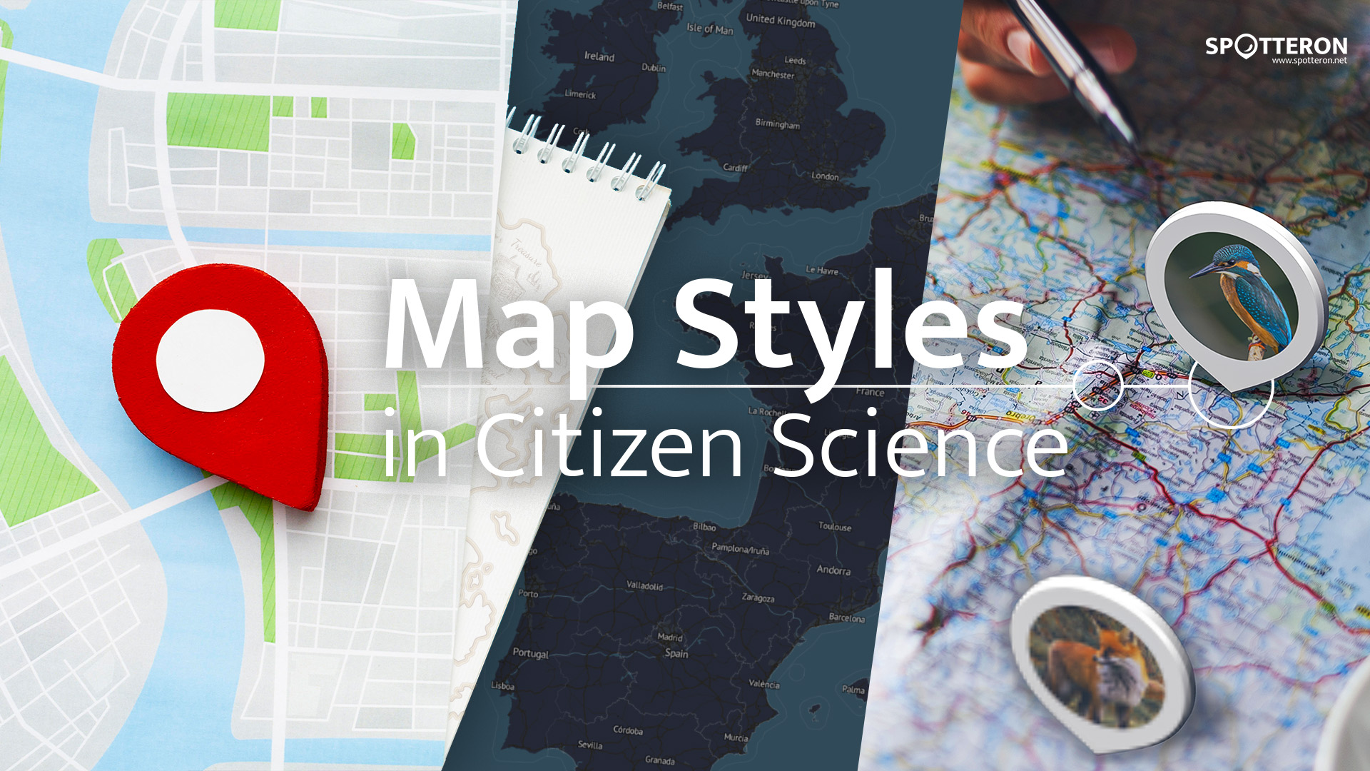 Map Types for Citizen Science Apps - Citizen Science Blog - SPOTTERON  Citizen Science