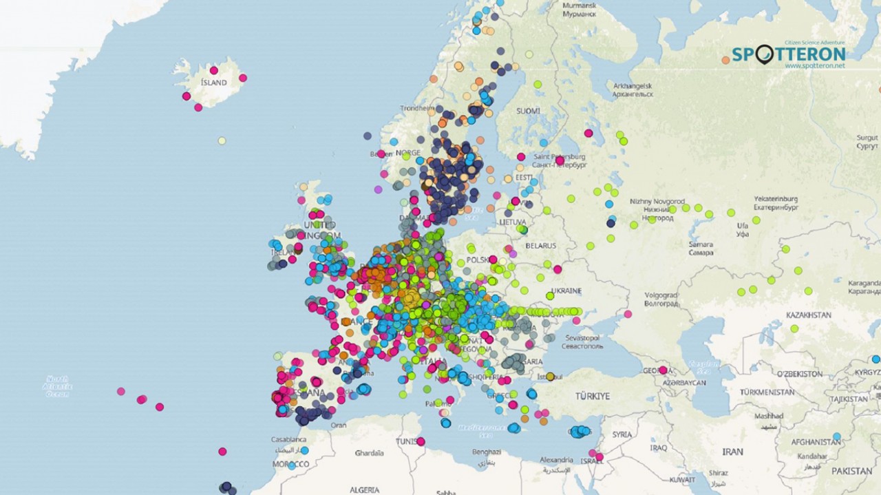 Six years of Citizen Science: Europe on SPOTTERON