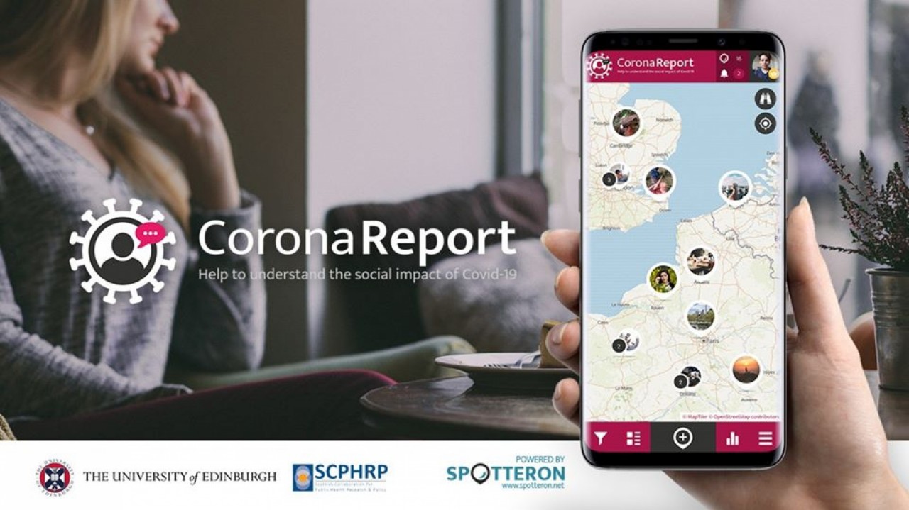 CoronaReport App - A Citizen Science app in times of a global crisis