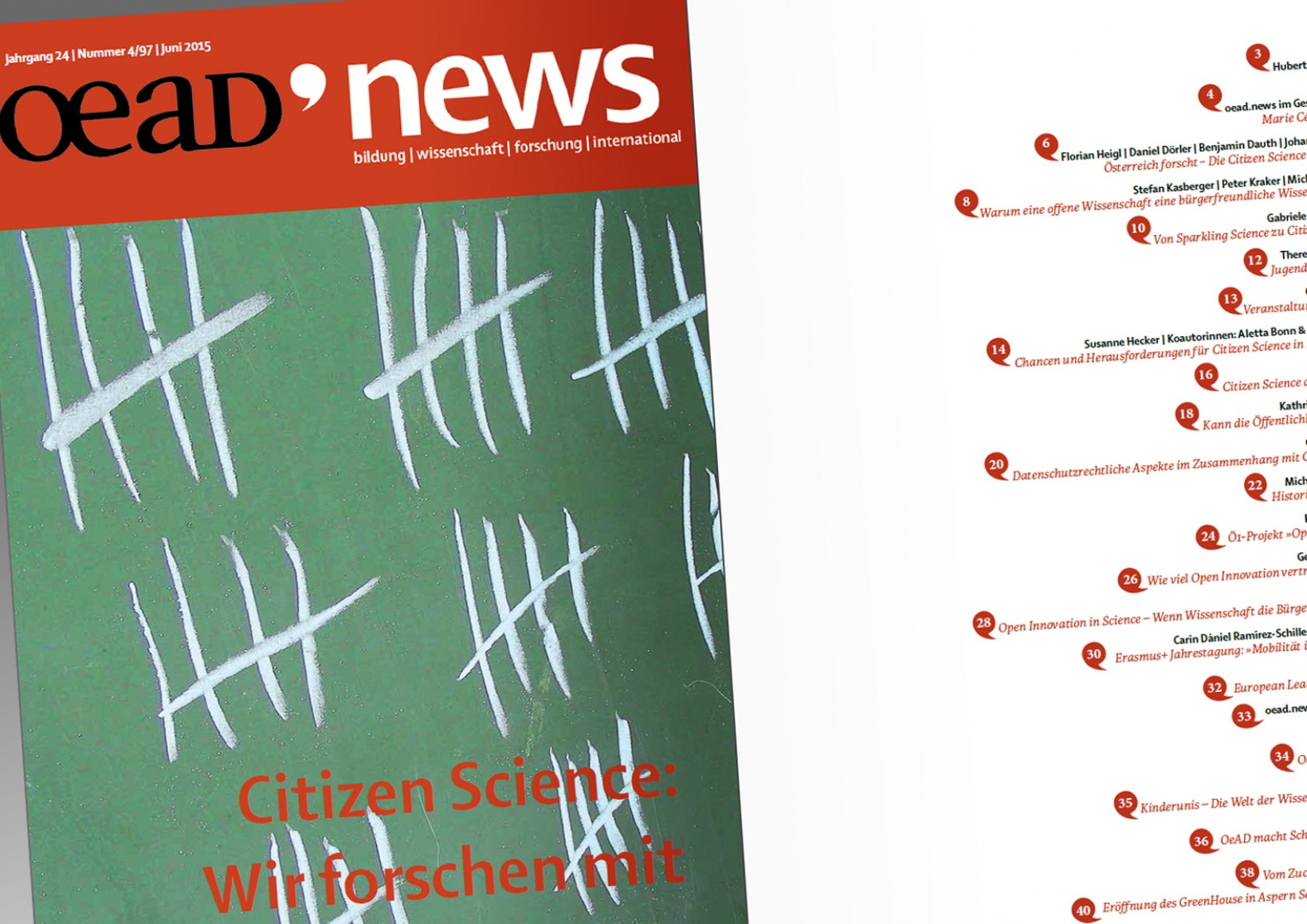 OEAB News - Citizen Science | Juni 2015