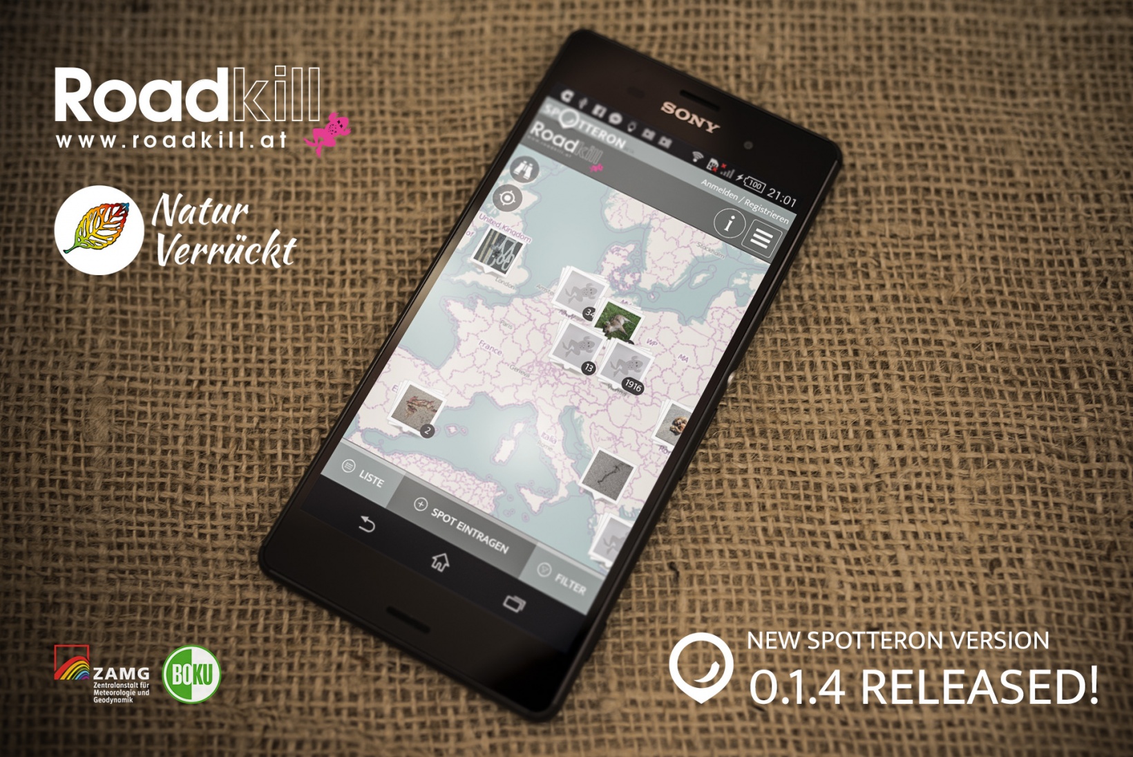Neue SPOTTERON Version 0.1.4