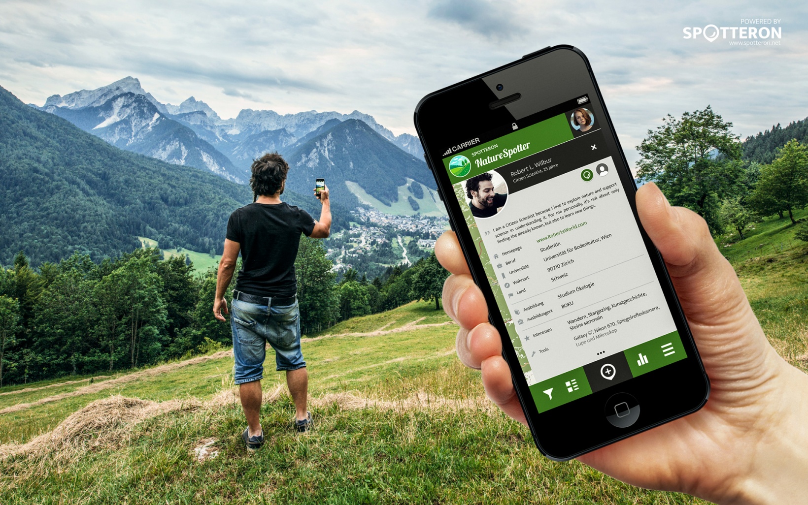 die neuen User-Profile in SPOTTERON