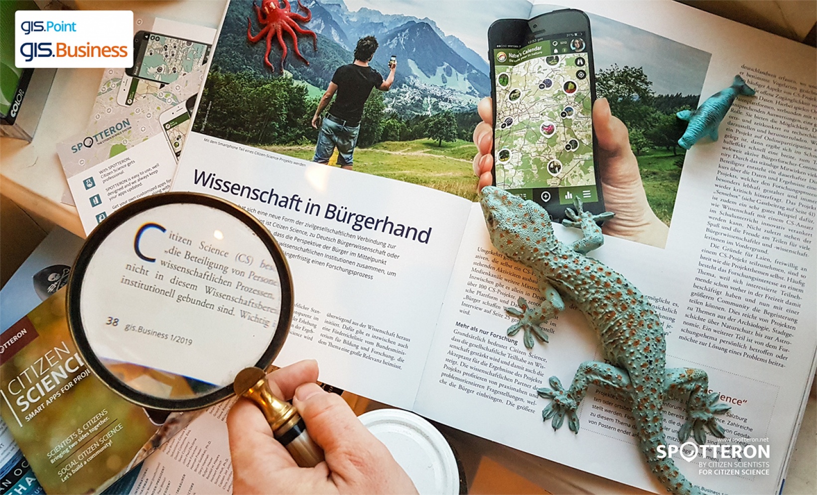 Citizen Science im gis.Business Magazin: Wissen in Bürgerhand