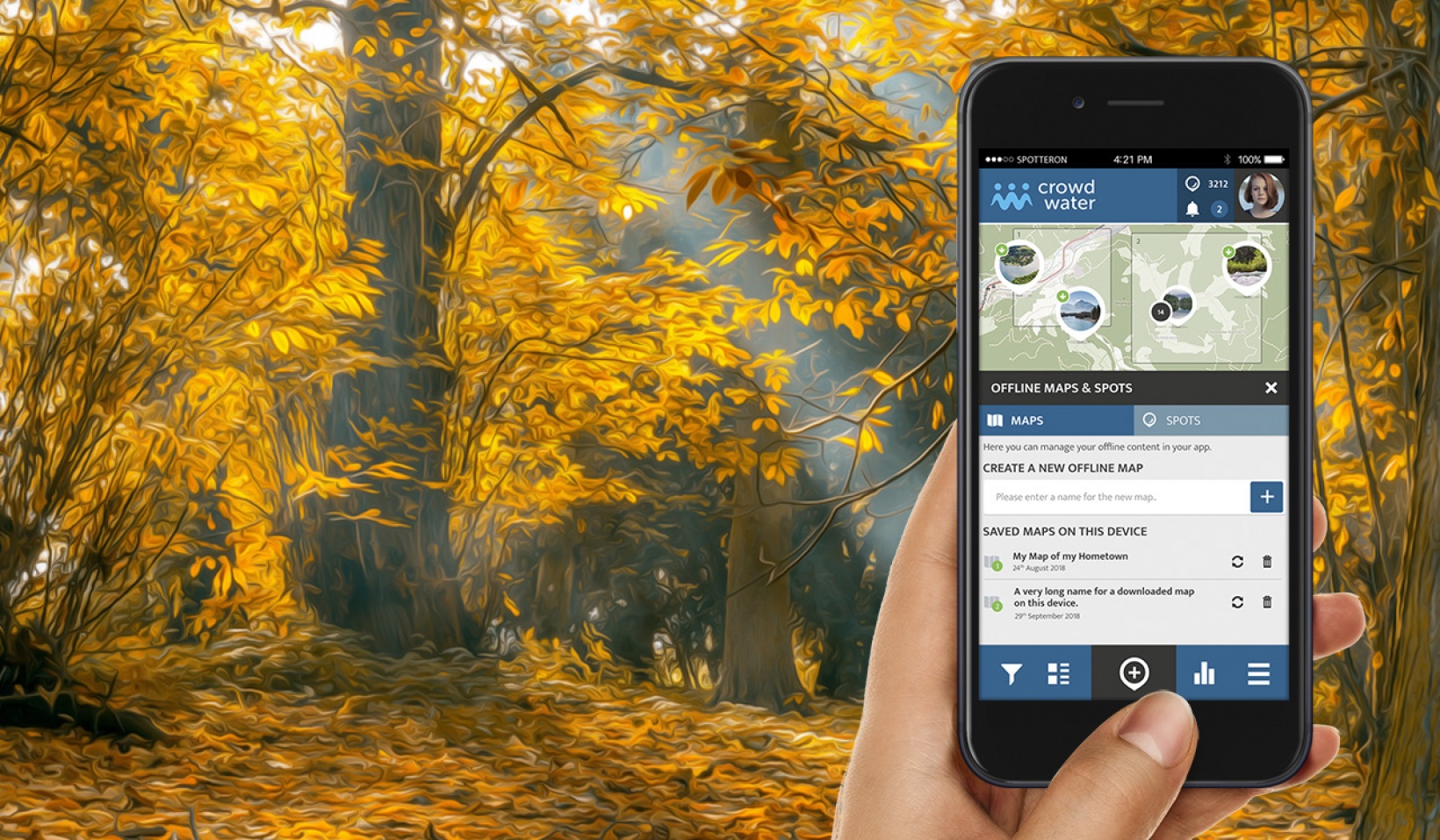 Preview: Offline Maps &amp; Spots for Citizen Science Apps