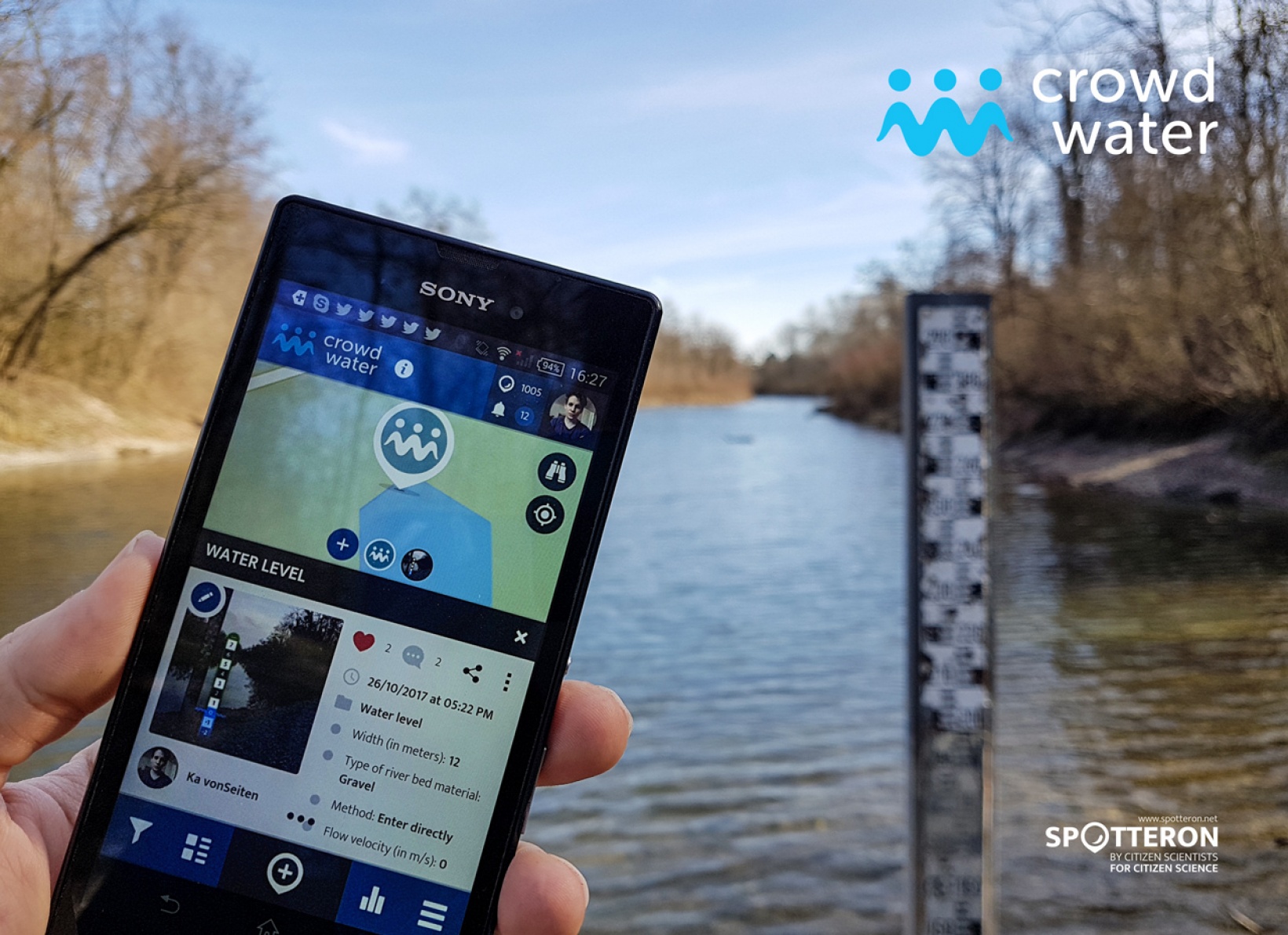 Meet CrowdWater! - SPOTTERON Citizen Science Adventure