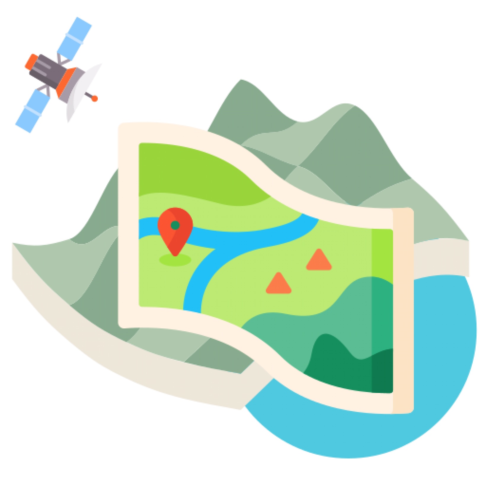 Satellite Map Overlay